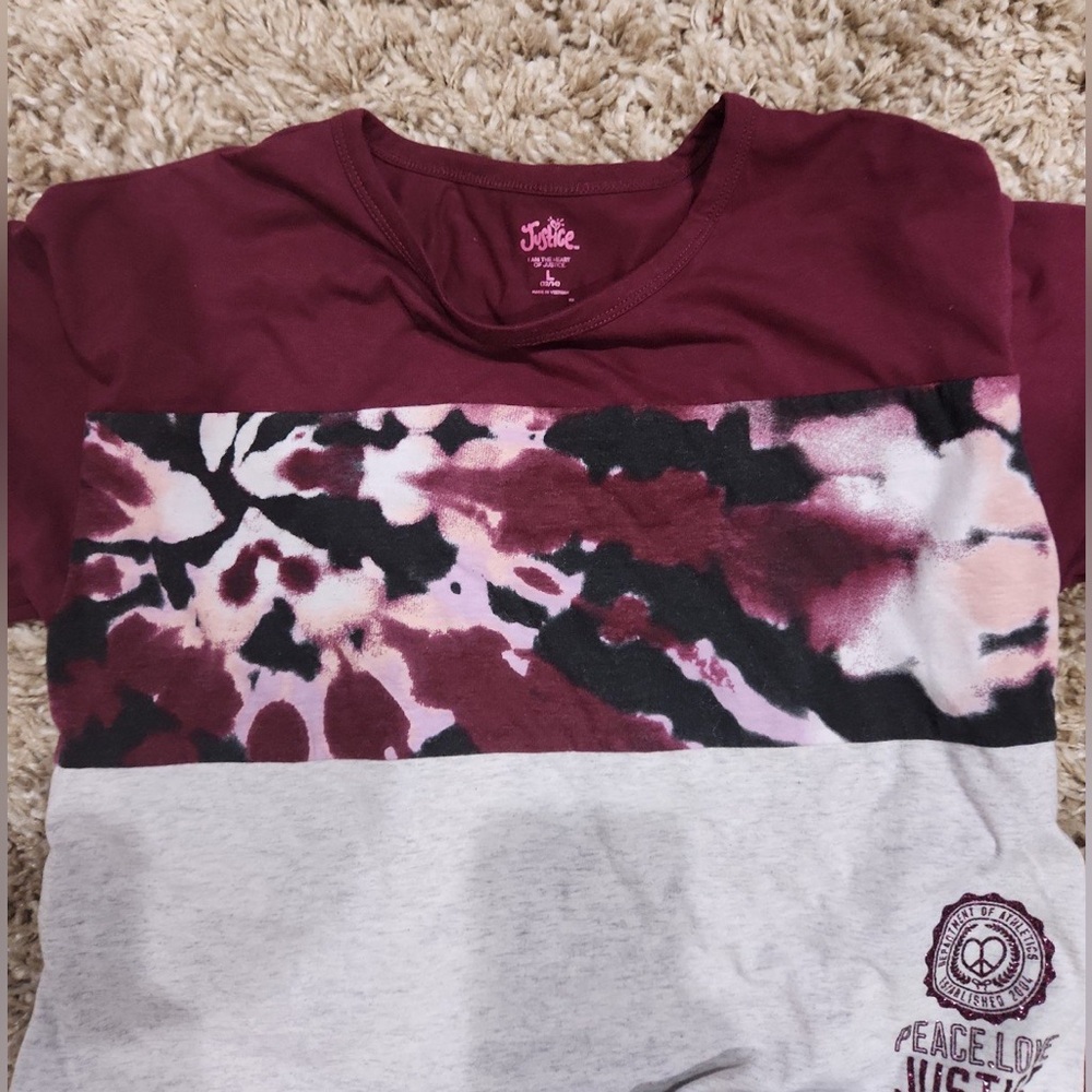 Girls size 12/14 justice crop top